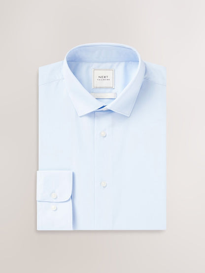 Light Blue Regular Fit  Single Cuff Smart Shirt