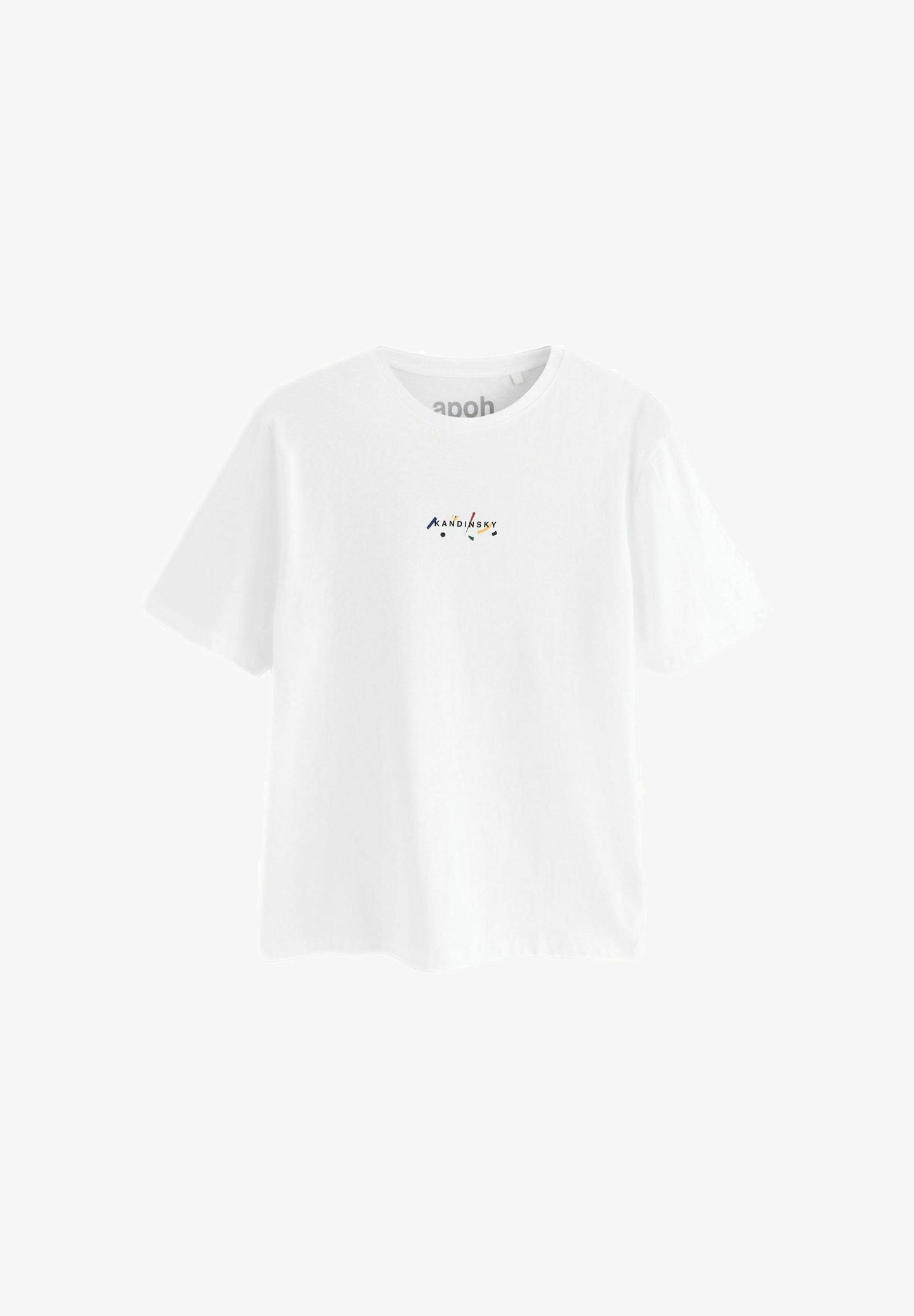 Crew Neckline Kandinsky Print T-Shirt