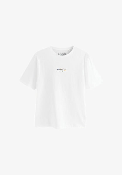 Crew Neckline Kandinsky Print T-Shirt