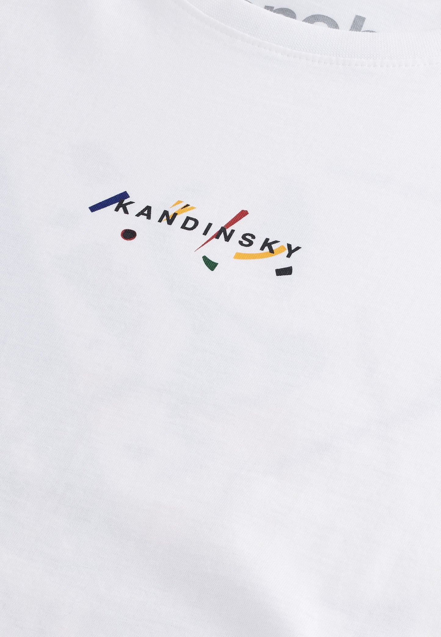 Crew Neckline Kandinsky Print T-Shirt
