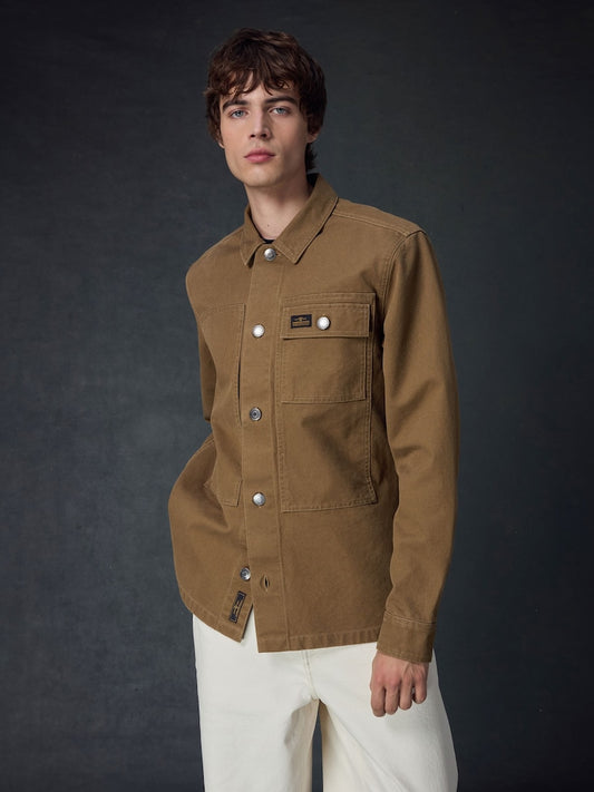 Stone Natural Canvas Jacket