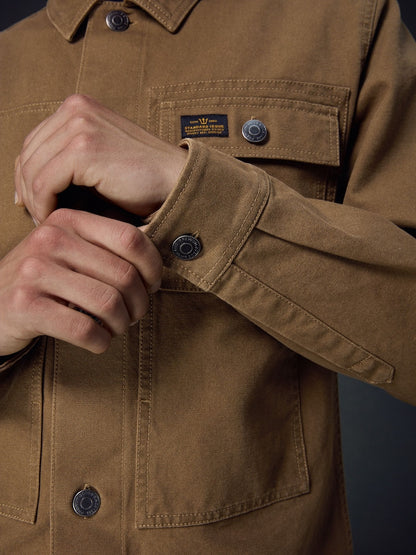 Stone Natural Canvas Jacket