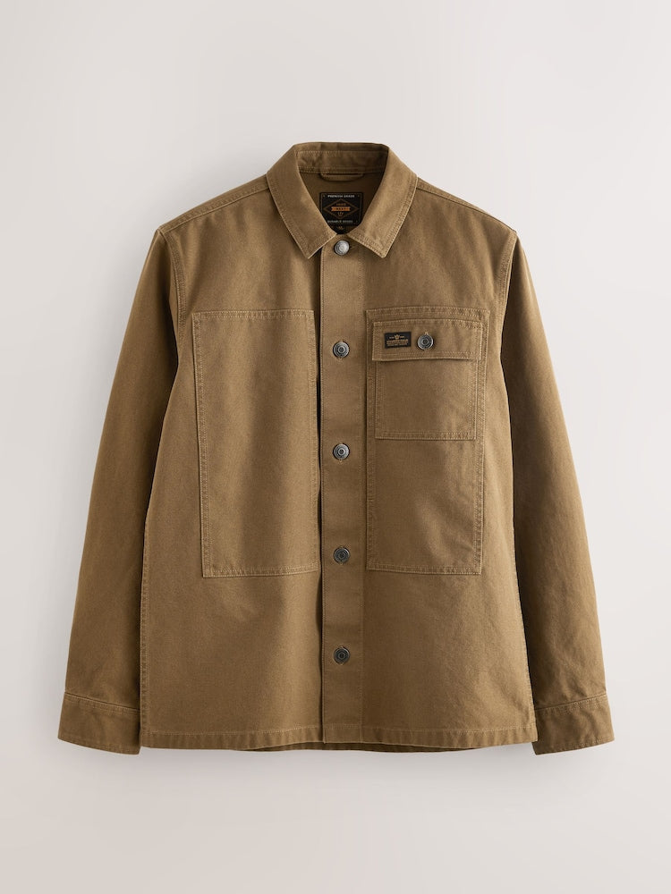 Stone Natural Canvas Jacket