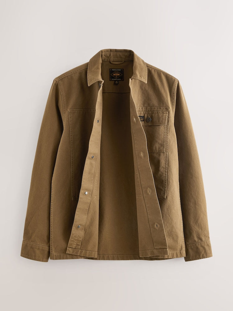 Stone Natural Canvas Jacket