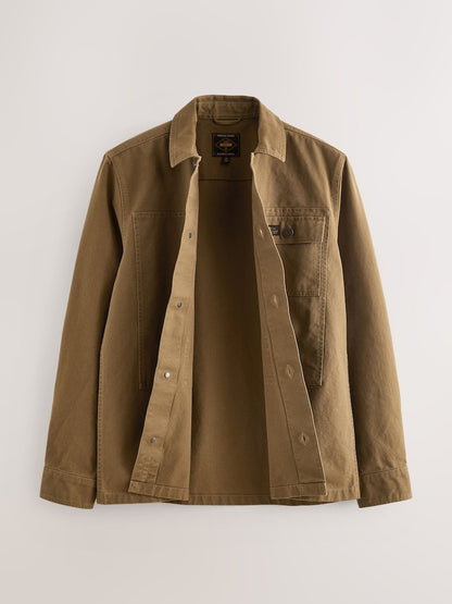 Stone Natural Canvas Jacket
