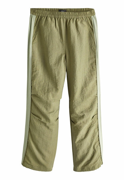 Khaki Green Side Stripe Trousers