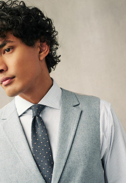 Light Blue Next Donegal waistcoat