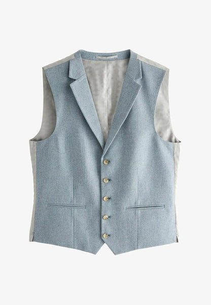 Light Blue Next Donegal waistcoat