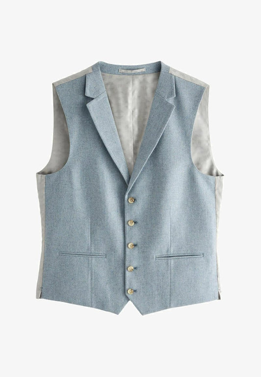 Light Blue Next Donegal waistcoat