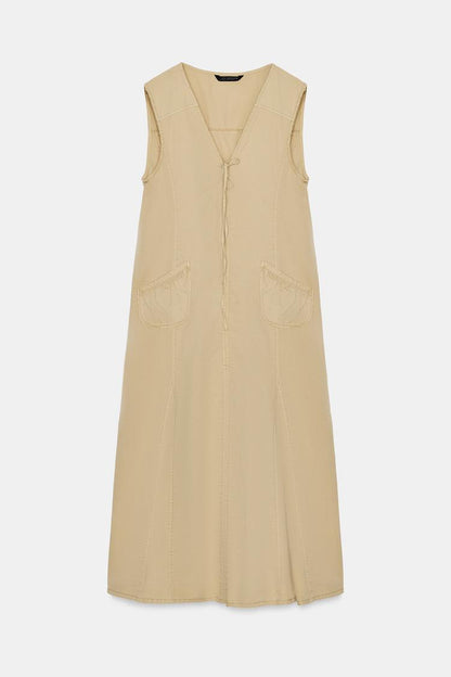 Trench Midi Dress