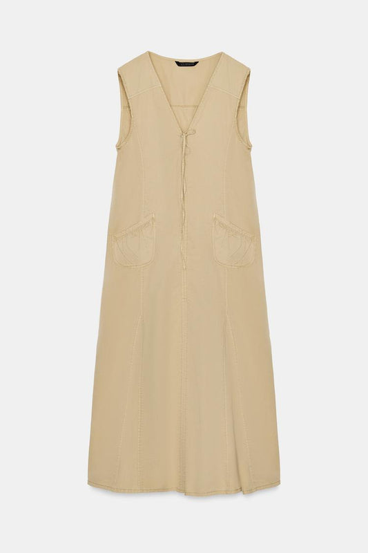 Trench Midi Dress