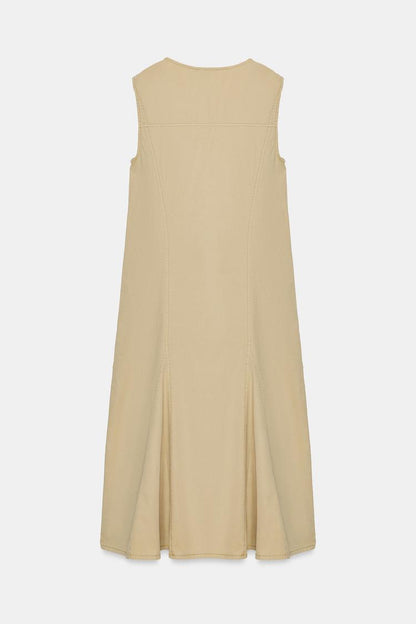 Trench Midi Dress