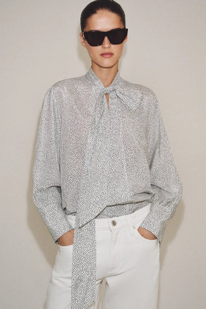 Polka Dot Tie Shirt