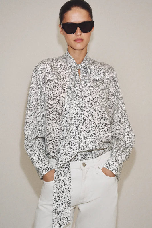 Polka Dot Tie Shirt