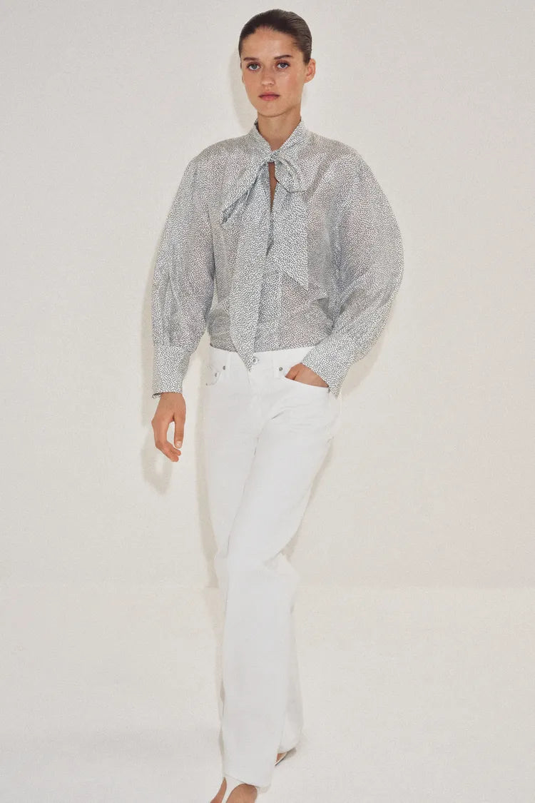 Polka Dot Tie Shirt