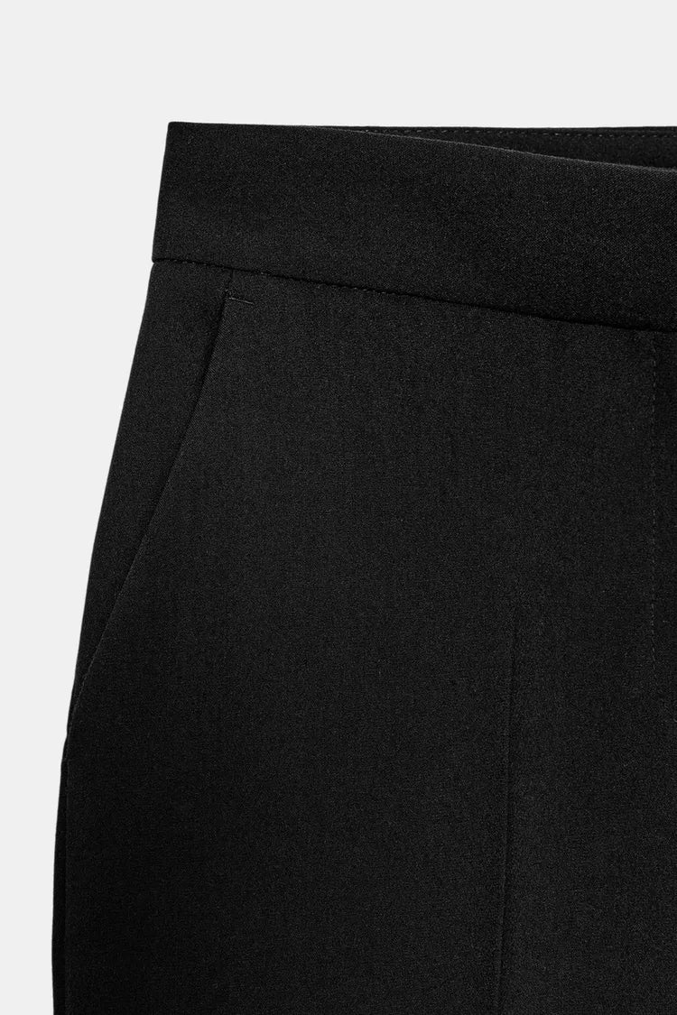 High-Waist Straight Leg Pants