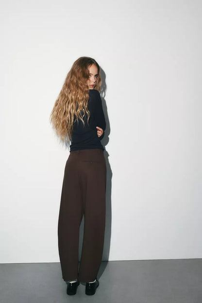 Balloon Pants- Dark Brown