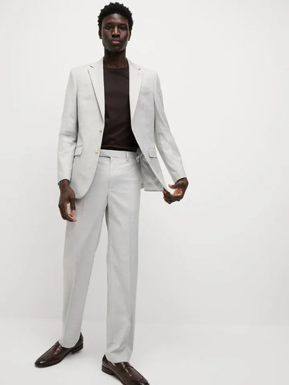 Regular Fit Stretch Suit Jacket And Trouser Set