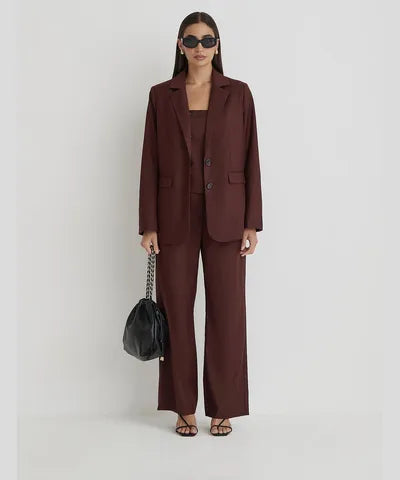 Crea Burgundy Blazer