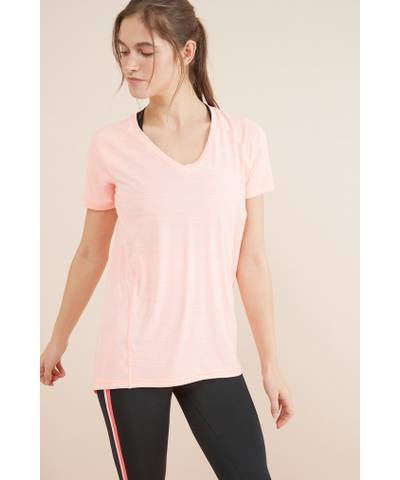 Pink V-Neck T-Shirt