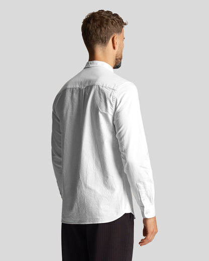 Regular Fit Light Weight Oxford Shirt White