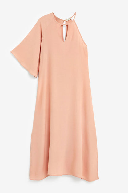 One Shoulder Midi Dress Blush