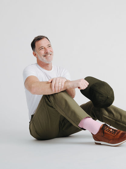 Green Drawstring Waist Trousers