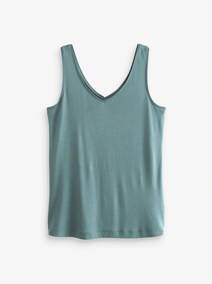 Blue Mineral Slouch Vest
