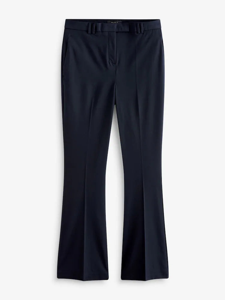 Slim Fit Navy Tailored Bootcut Trouser