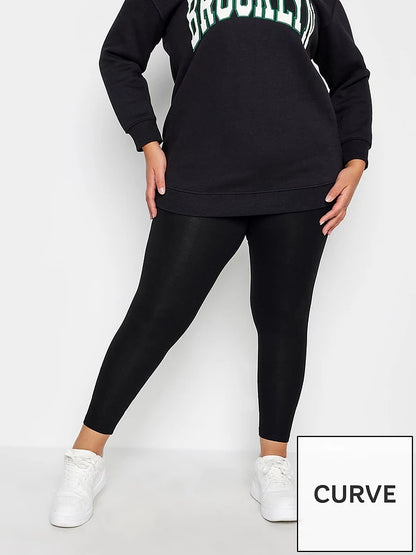 Viscose Elastane 2 pack Leggings In Black