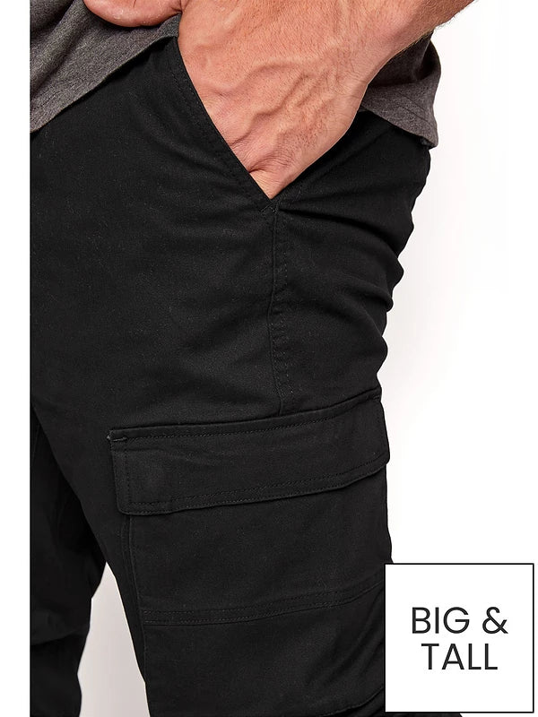 BadRhino Essential Cargo Trousers - Black