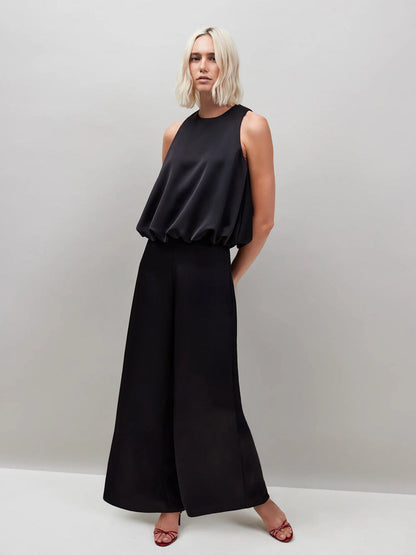 Black Satin Trouser