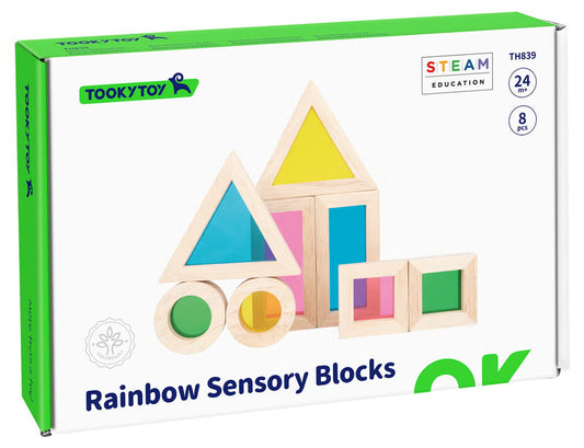 Rainbow Sensory Blocks