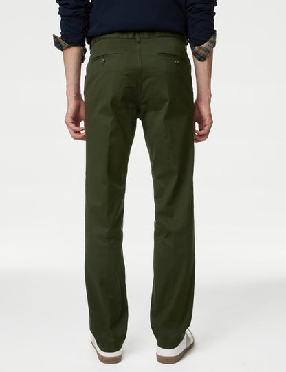 Regular Fit Heritage Twill Chinos Evergreen