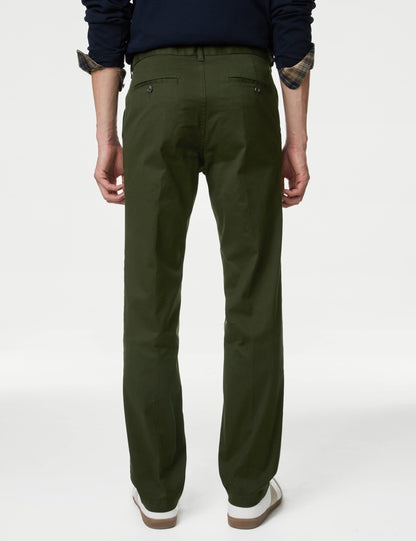 Regular Fit Heritage Twill Chinos Dark Khaki