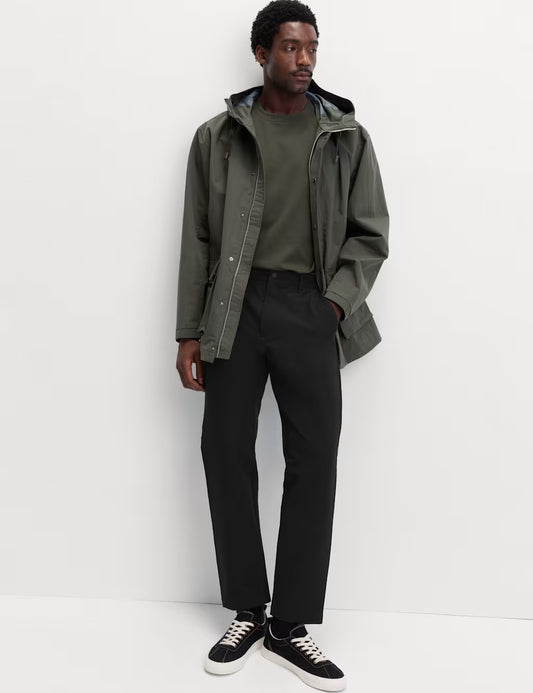 Regular Fit Black Chinos