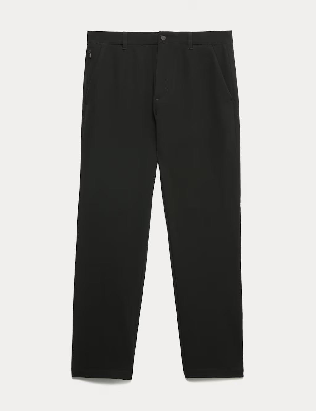 Regular Fit Black Chinos
