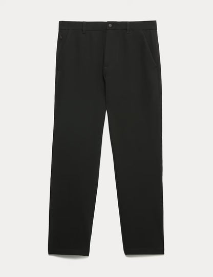 Regular Fit Black Chinos