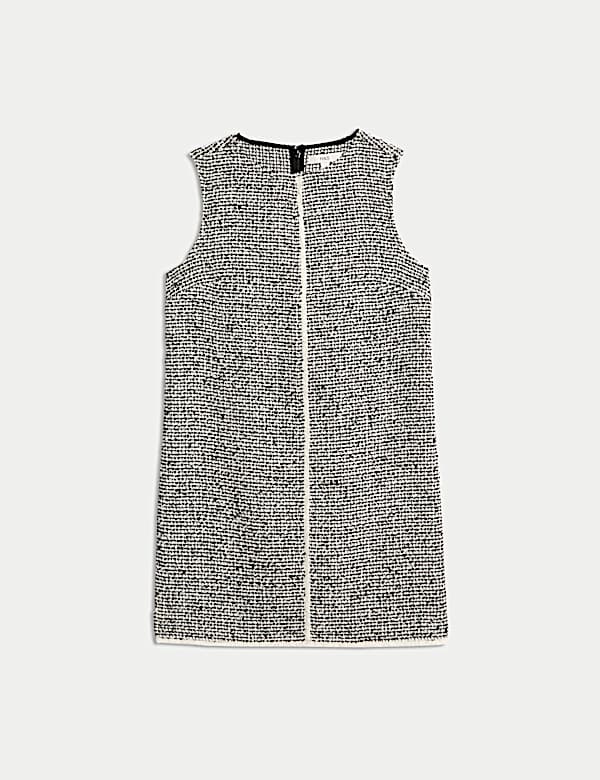 Dogtooth Mini Shift Dress