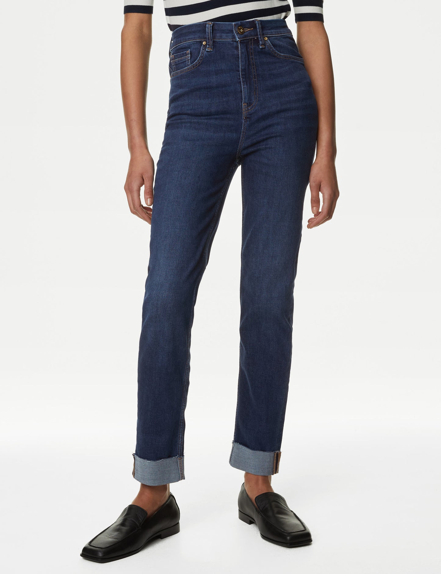 Harper Supersoft Cigarette Jeans Dark Indigo