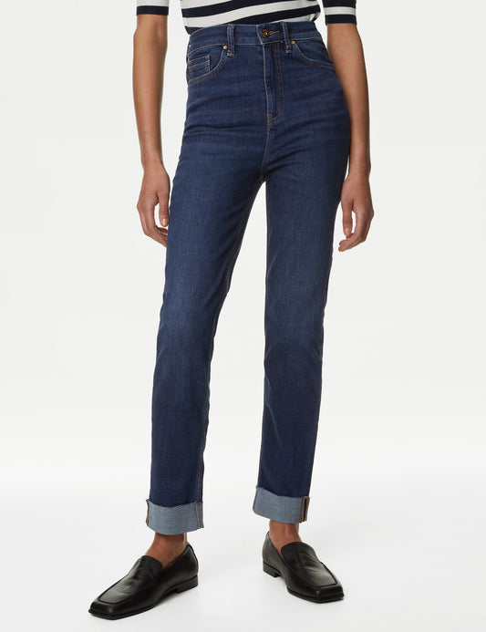 Harper Supersoft Cigarette Jeans Dark Indigo