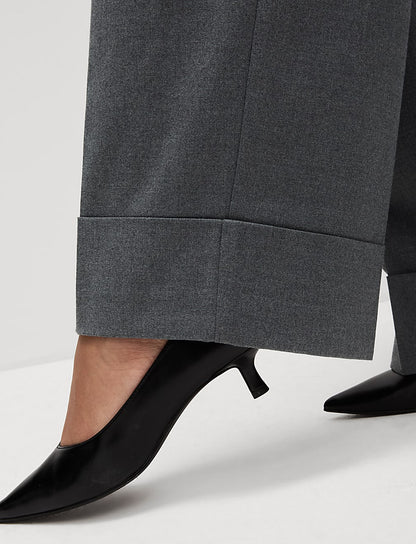 Barrel Wide Leg Trousers