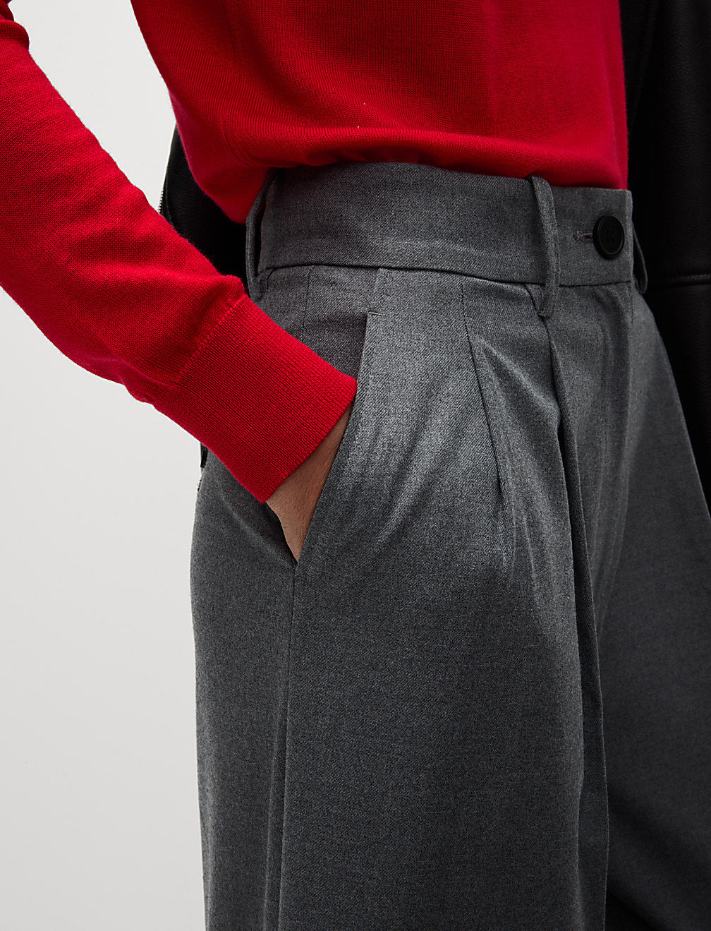 Barrel Wide Leg Trousers