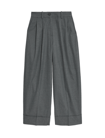 Barrel Wide Leg Trousers