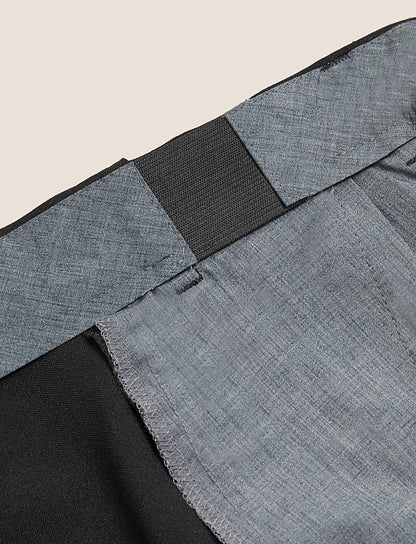 Regular Fit Crease Resist Trousers Black