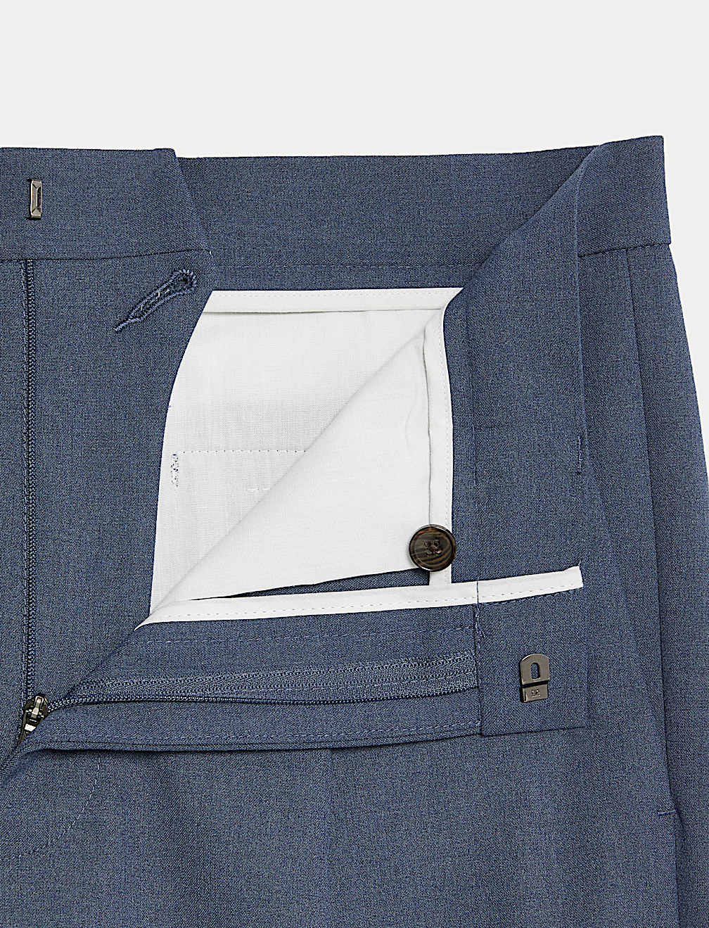 Marks & Spencer Tailored Fit Single Pleat Smart Trouser