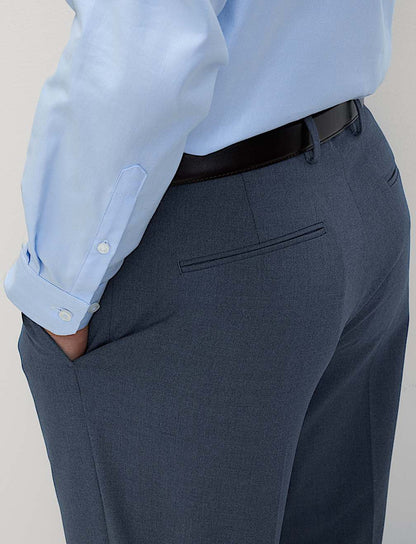 Marks & Spencer Tailored Fit Single Pleat Smart Trouser
