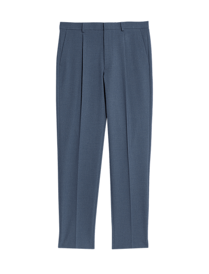Marks & Spencer Tailored Fit Single Pleat Smart Trouser