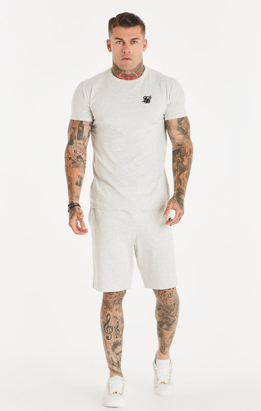 Snow Marl Short Sleeve Gym Tee