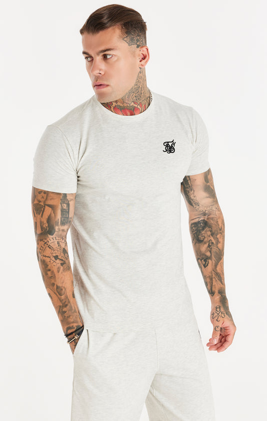 Snow Marl Short Sleeve Gym Tee